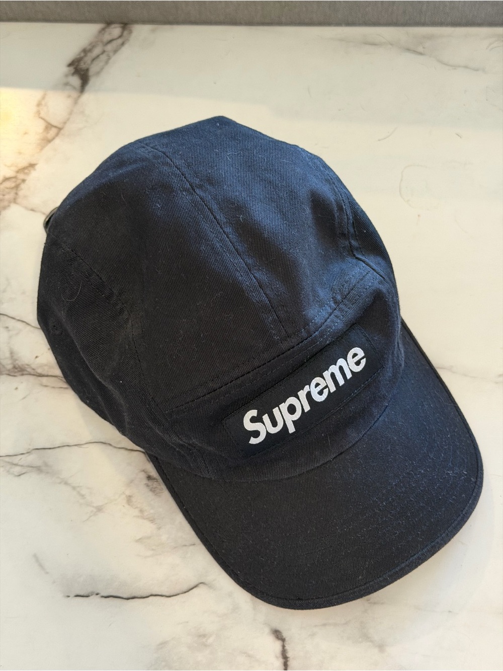 Supreme Black Camp Cap